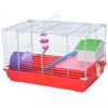 Hamster Cage Small Pet Animal Travel Cage Box Double Layers with Accessories
