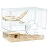 Hamster Cage, Gerbil Cage W/Deep Bottom, Wooden Ramp, Hut, Exercise Wheel
