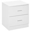Bedside Table with 2 Drawers, Nightstand, Cabinet Drawers Side Storage Unit