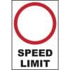 Blank Speed Limit Sign