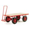Turntable Trucks with MDF Platforms, on Pneumatic - Capacity 750kg