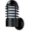 NiteLED Mains IP44 Louvred Wall Light E27 Black