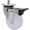 Light Duty Swivel Castors Wheel 75 mm Pack of 4 Swivel Castor with Wheel Stop Threaded Pin