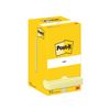 Notes 76x76mm 100 Sheets Canary Yellow (Pack of 12) 654-CY