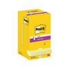 Super Sticky Z-Notes 76x76mm 90 Sheets Canary Yellow (Pack of 12) R330-12SSCY