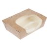 Zest Compostable Kraft Medium Salad Box 825ml/29oz (Pack of 250)