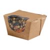 Zest Compostable Kraft Deep Salad Boxes 900ml/32oz (Pack of 250)