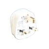3 Pin Fused Plug 13A White