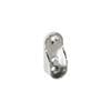 Chrome Oval Rod Socket 30mm Pack of 2