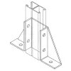 Baseplate Double Delta 6 Hole Hot Dipped Galvanised