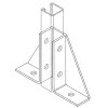 Baseplate Single Delta 6 Hole Hot Dipped Galvanised