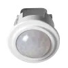 PIR Recessed Adjust Time Delay 1000W 5M 360 Degree White IP20