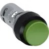 Pushbutton Momentary Extended 1NO Black BZL Green CP3-10G-10