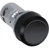 Pushbutton Momentary Flush 1NO Black Bezel Black CP1-10B-10
