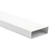 Duct Rectangular Flat Rigid FD200 204 x 60mm x 1M Pvc-u