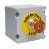 Control Station Emerg Stop Key Reset 1NO+1NC Polycarbonate HD