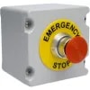 Control Station Emerg Stop Pull to Reset Grey Die Cast Alu 1NO - EMSH/P/MG/COZ