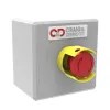 Control Station Emerg Stop Key Reset 1NC Grey Die Cast Alu