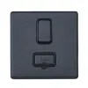 Connect Unit DP Switched FSD 13A Lustrous Black Blk Insert