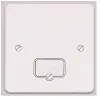 Connection Unit Unswitched Fused 13A White White Inserts