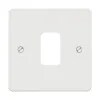 Frontplate 1 Module Mounting Frame 86 x 86mm White