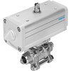VZBA-11/4in-WW-63-T-22-F0405-V4V4T-PP60-R Pneumatic Actuated Valve - 1810735
