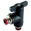 12mm Plastic Ball Valve 90 Elbow Union - 351.04.12.12 Ball Valves