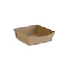 Food Tray Kraft Microflute 6 x 6 - Pack of 270