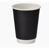 Hot Cup 8oz Double Wall Black Pack of 500