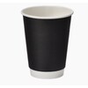 Hot Cup 12oz Double Wall Black Pack of 500