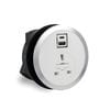 In Desk Power Module 1xUK Socket 1xUSB A+c PD 35W Charger White - 20000017