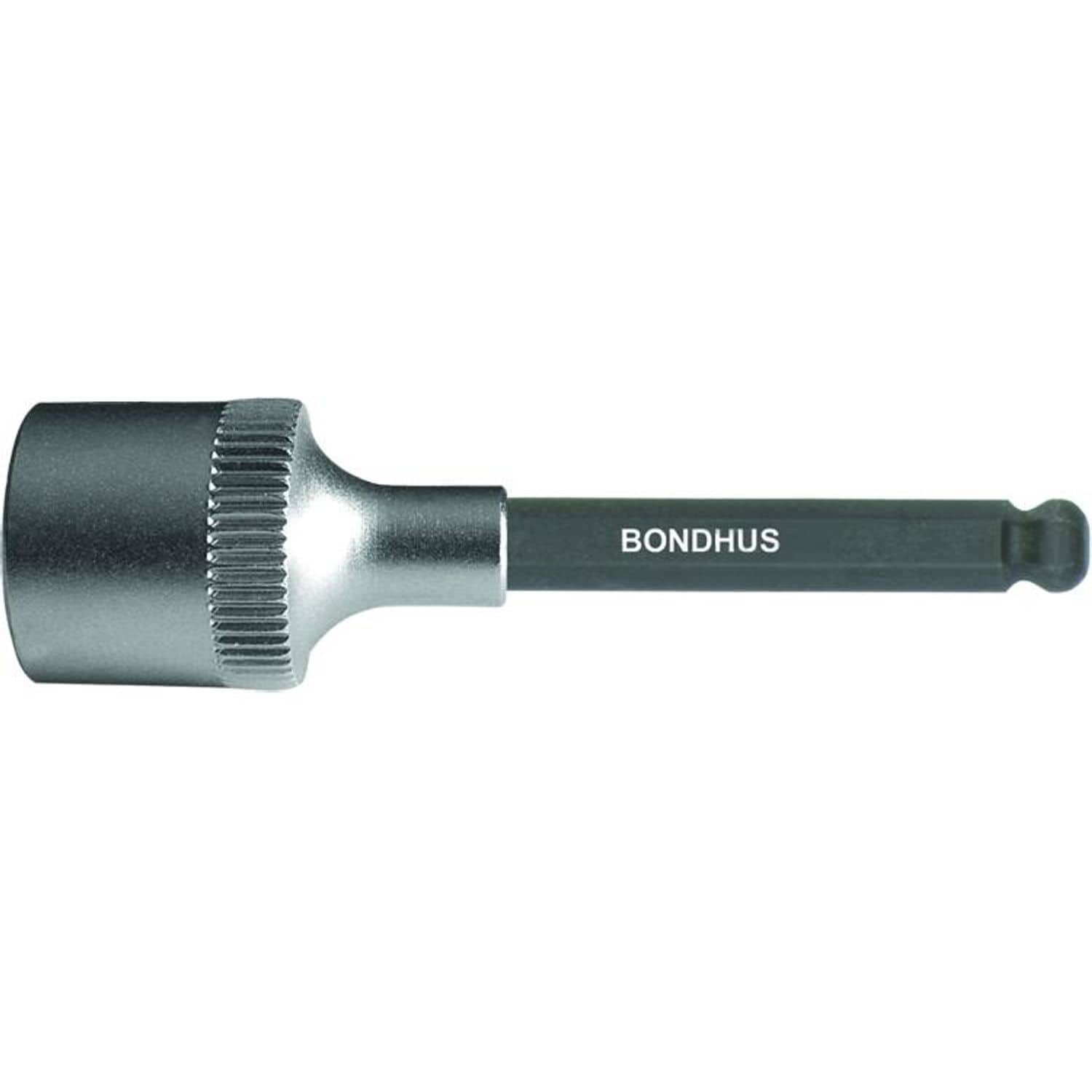 Bondhus 14mm Ballend 6" Inhex Socket Bit + Hex Socket, 14mm, 43784