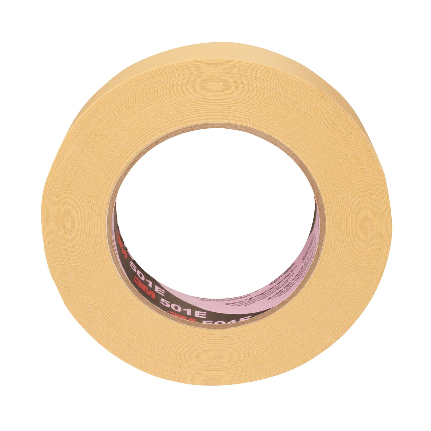3M High Temperature Industrial Masking Tape 501E, Beige, 18 mm x 50 m