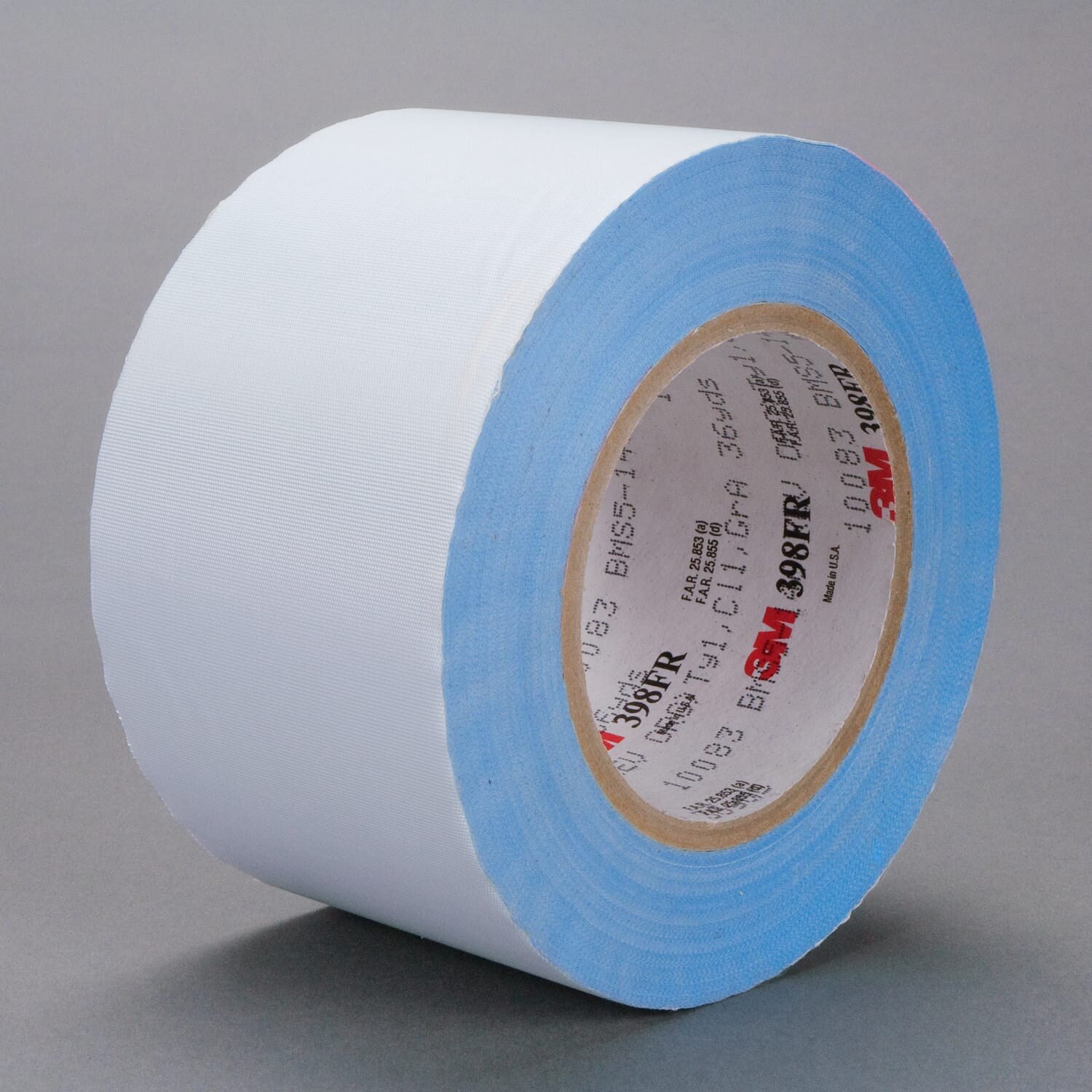 Flame Retardant Sealing Tape 398FR, White, 51 mm x 33 m, 0.18 mm