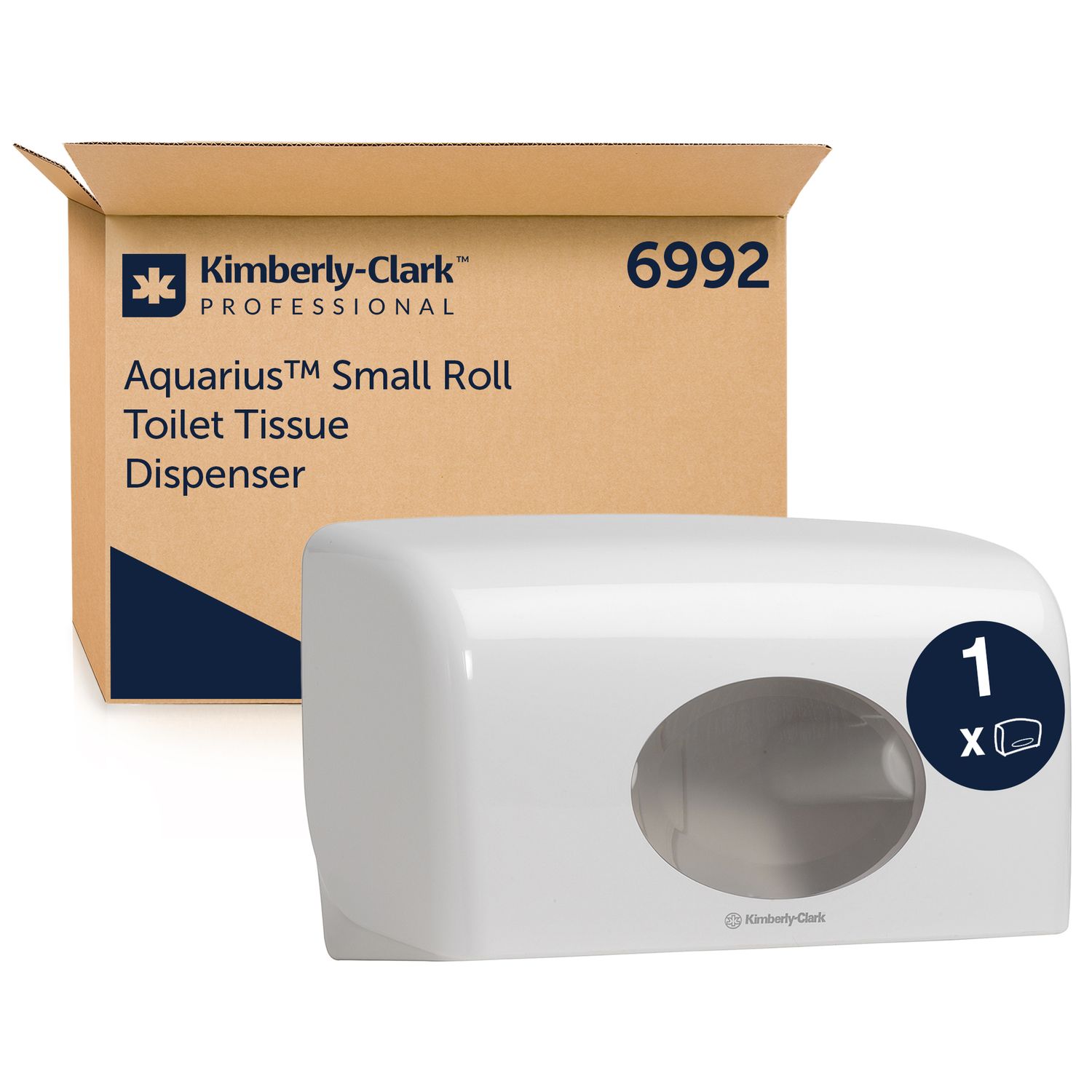 Aquarius Double Toilet Roll Dispenser
