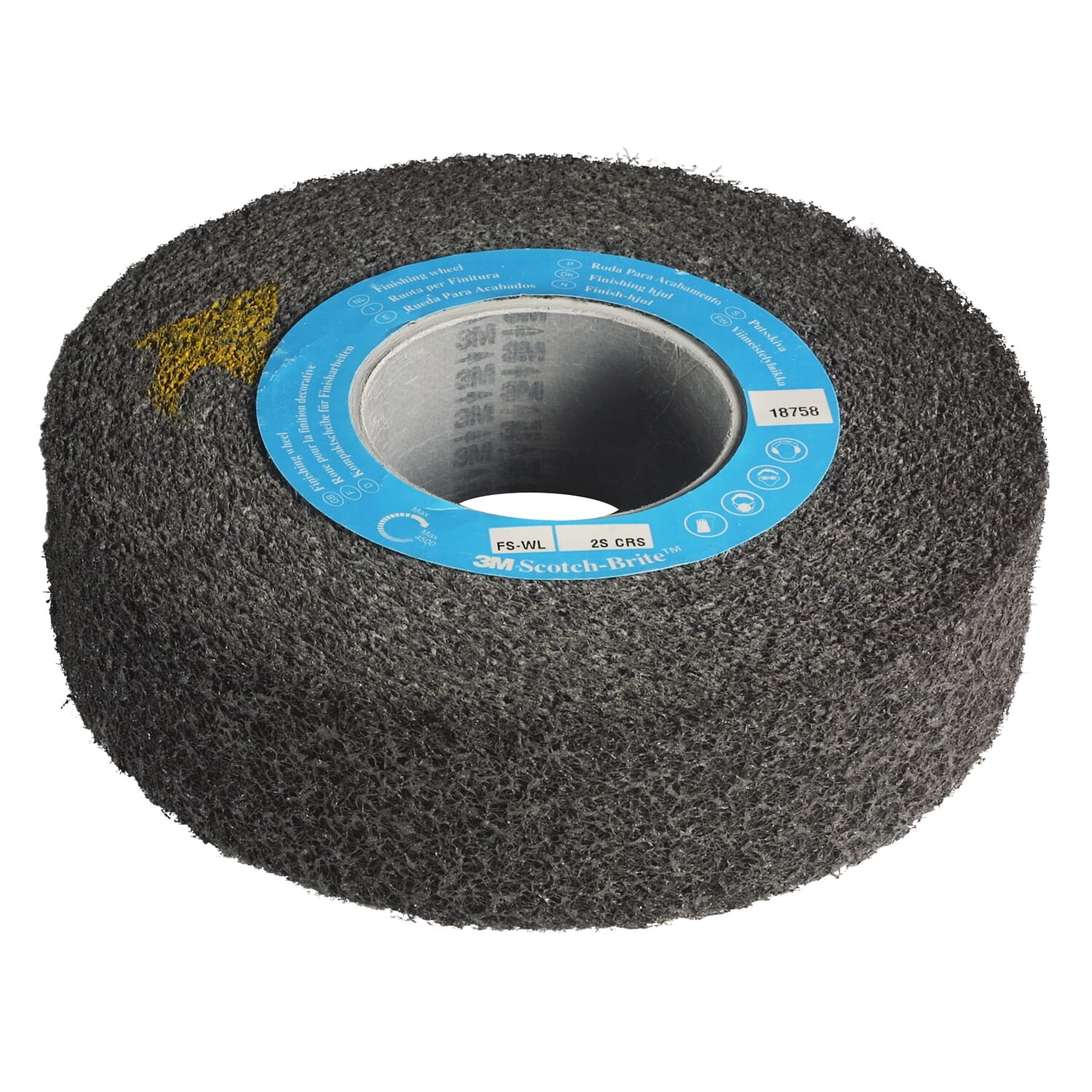 Scotch-Brite Finishing Wheel FS-WL, 203 mm x 50 mm x 76.2 mm, 6S FIN- you get 2