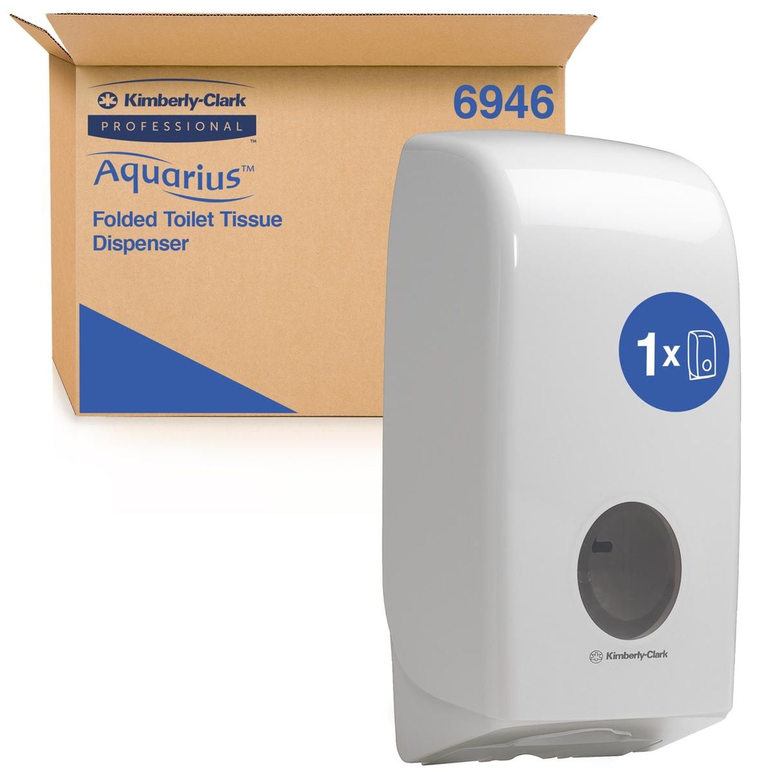 Aquarius Folded Toilet Tissue Dispenser