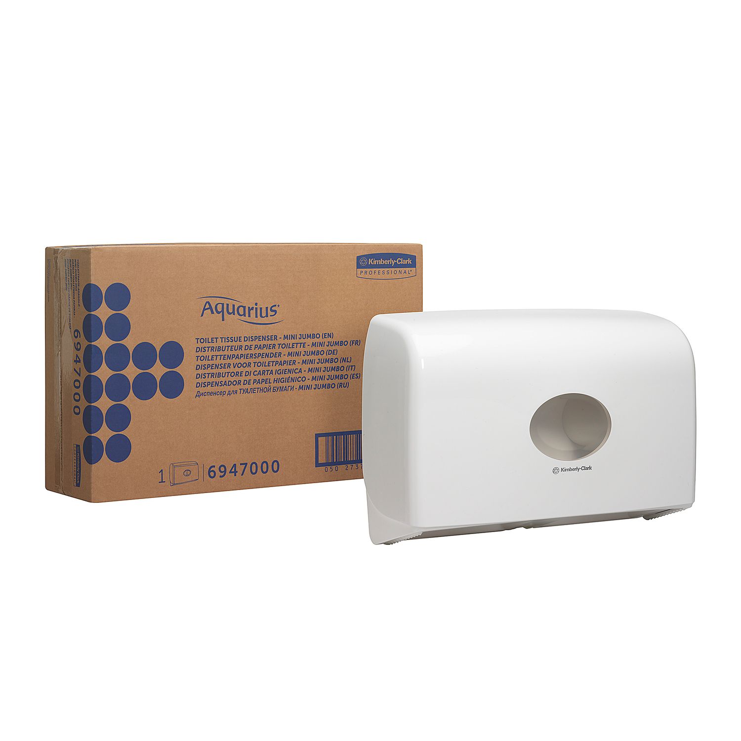 Aquarius Aquarius Twin Rolled Jumbo Toilet Tissue Dispenser