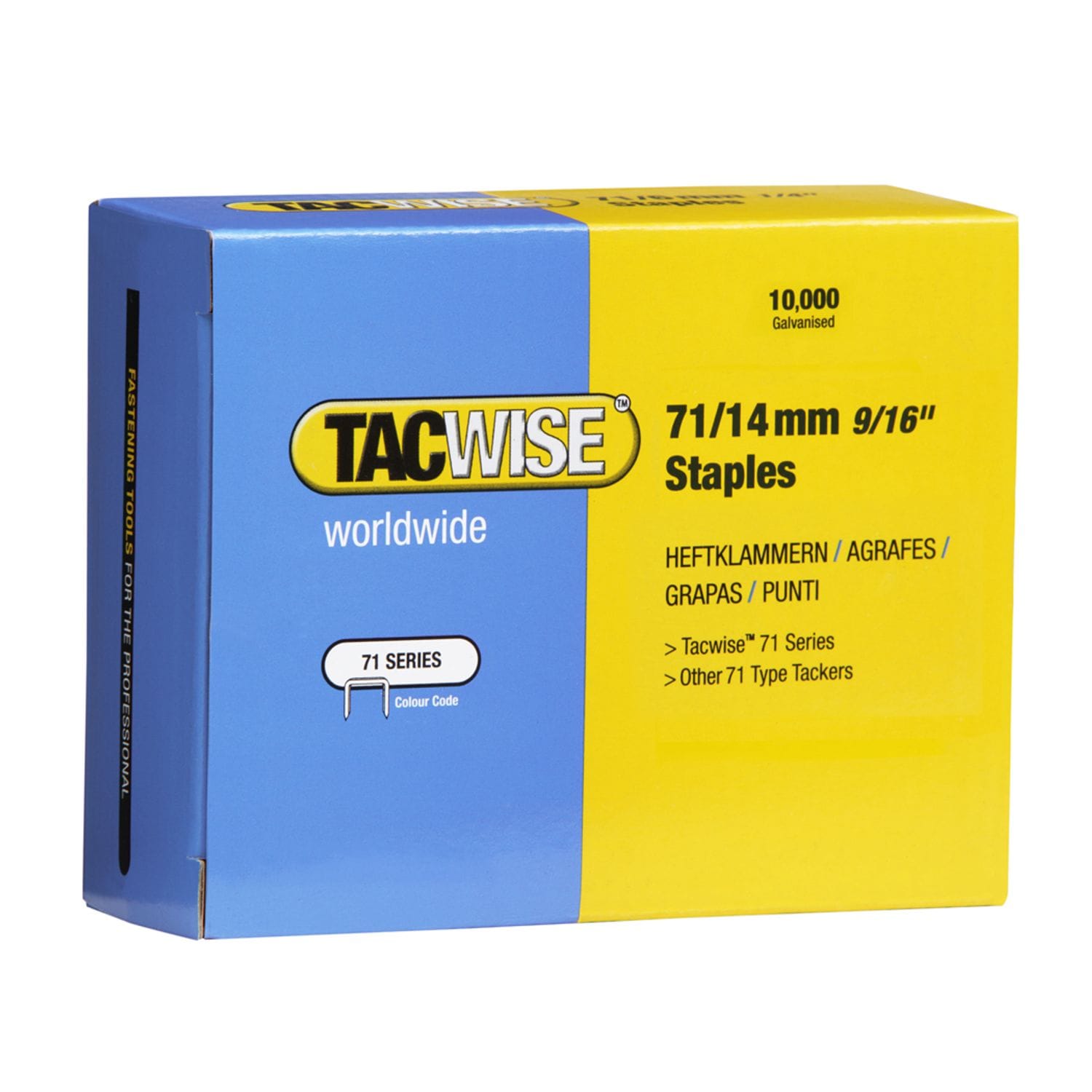 Tacwise 71/14mm Staples (Box-10000)