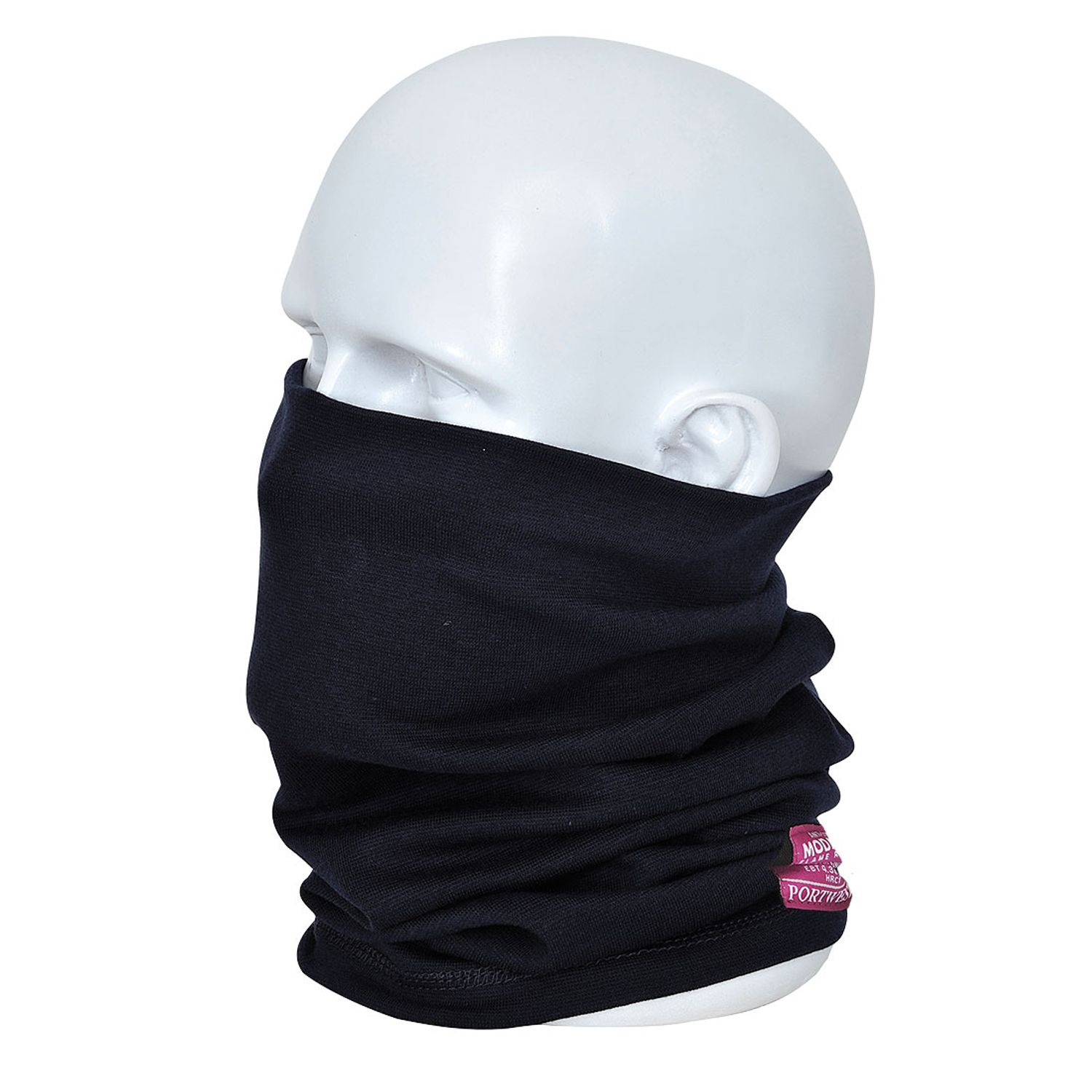 Portwest Modaflame Knit Anti-Static FR Neck Tube, Navy, Regular