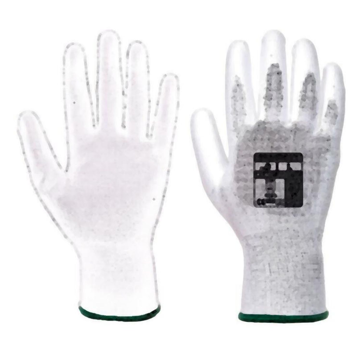 Portwest PU Palm Glove, Black, XXL, Regular