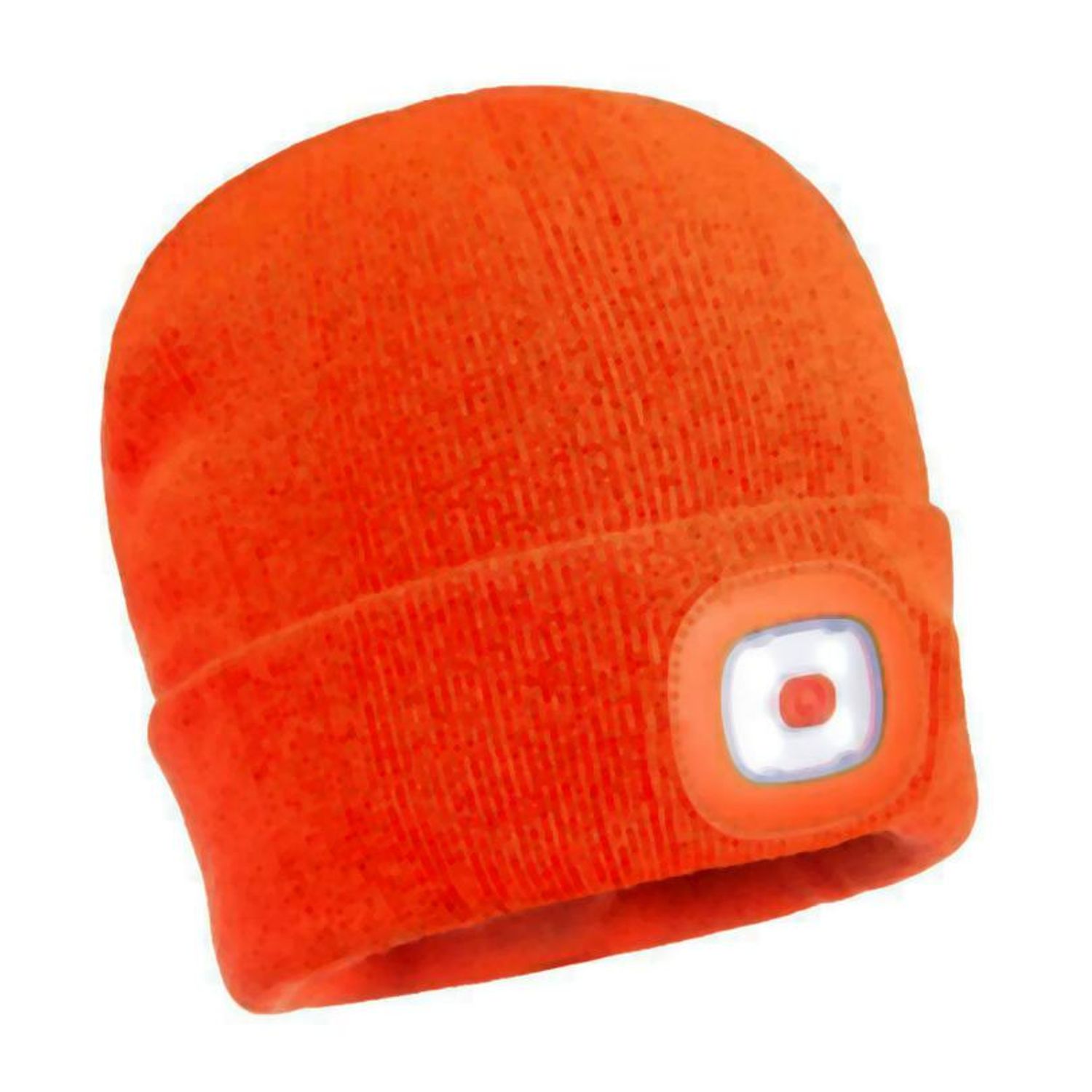 Portwest Beanie USB Rechargeable LED Head Light, Black, Regular