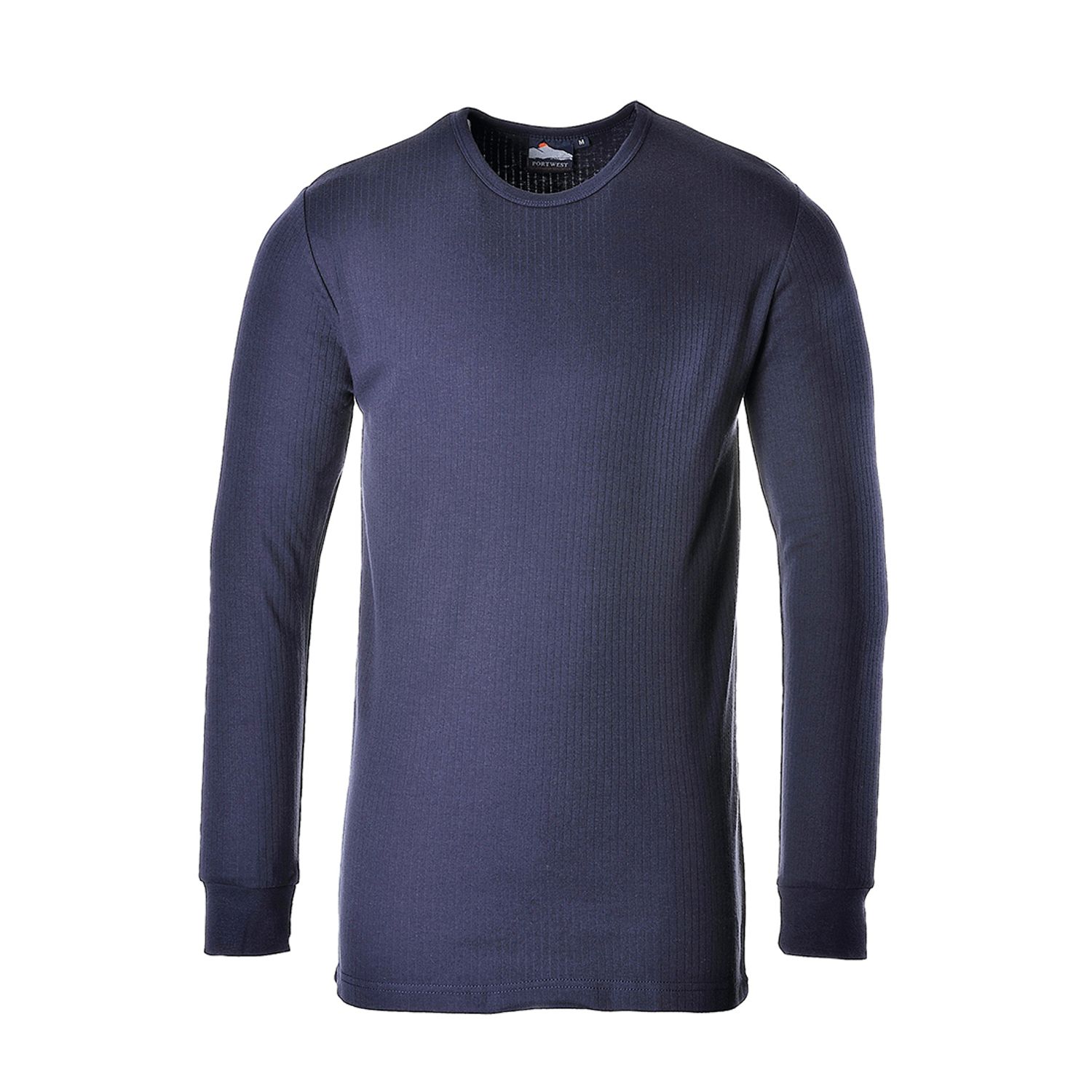 Portwest Thermal T-Shirt Long Sleeve, Navy, 5XL, Regular