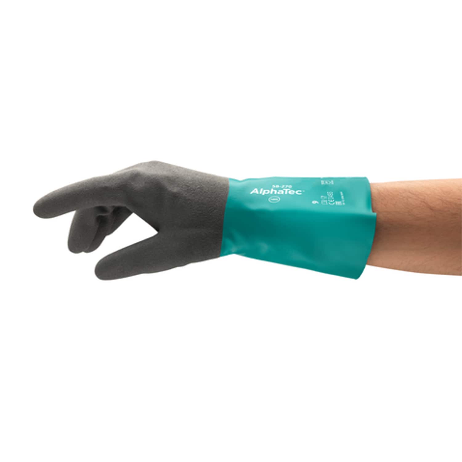 Ansell 58-270 Size 9, 0 Chemical Protection Gloves