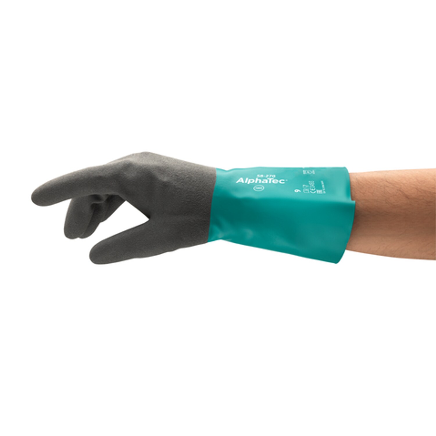 Ansell 58-270 Size 11, 0 Chemical Protection Gloves