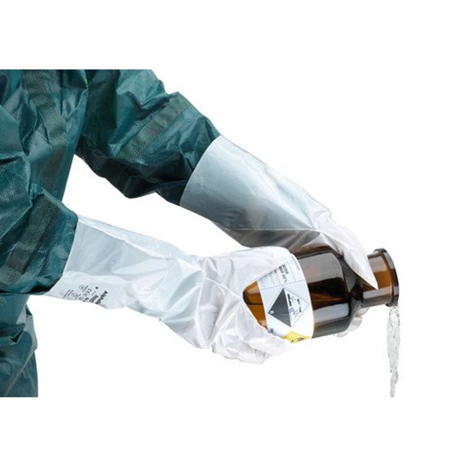 Ansell 02-100 Size 8, 0 Chemical Protection Gloves