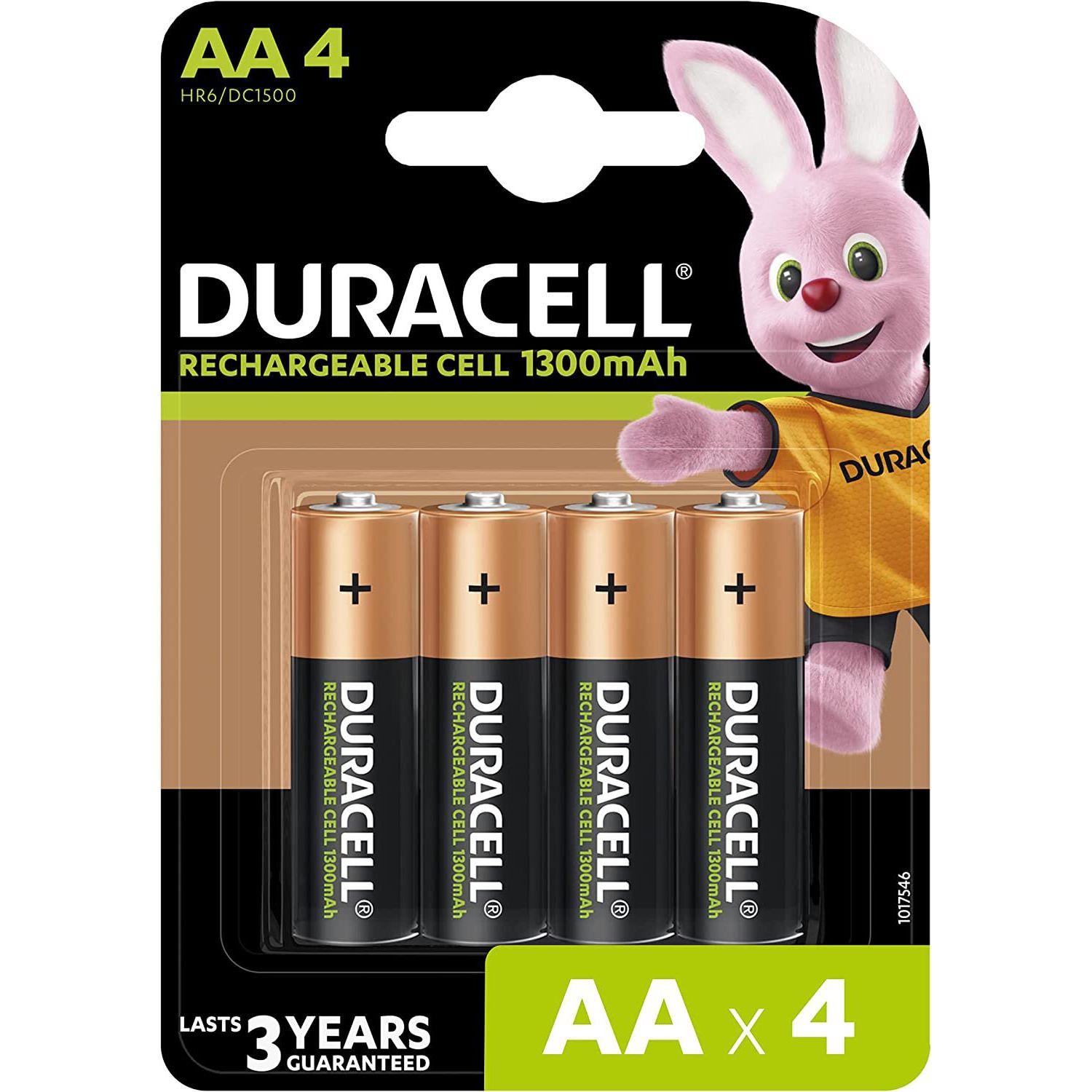 Duracell AA 1300MAH Recharge Plus Battery Pack 4's