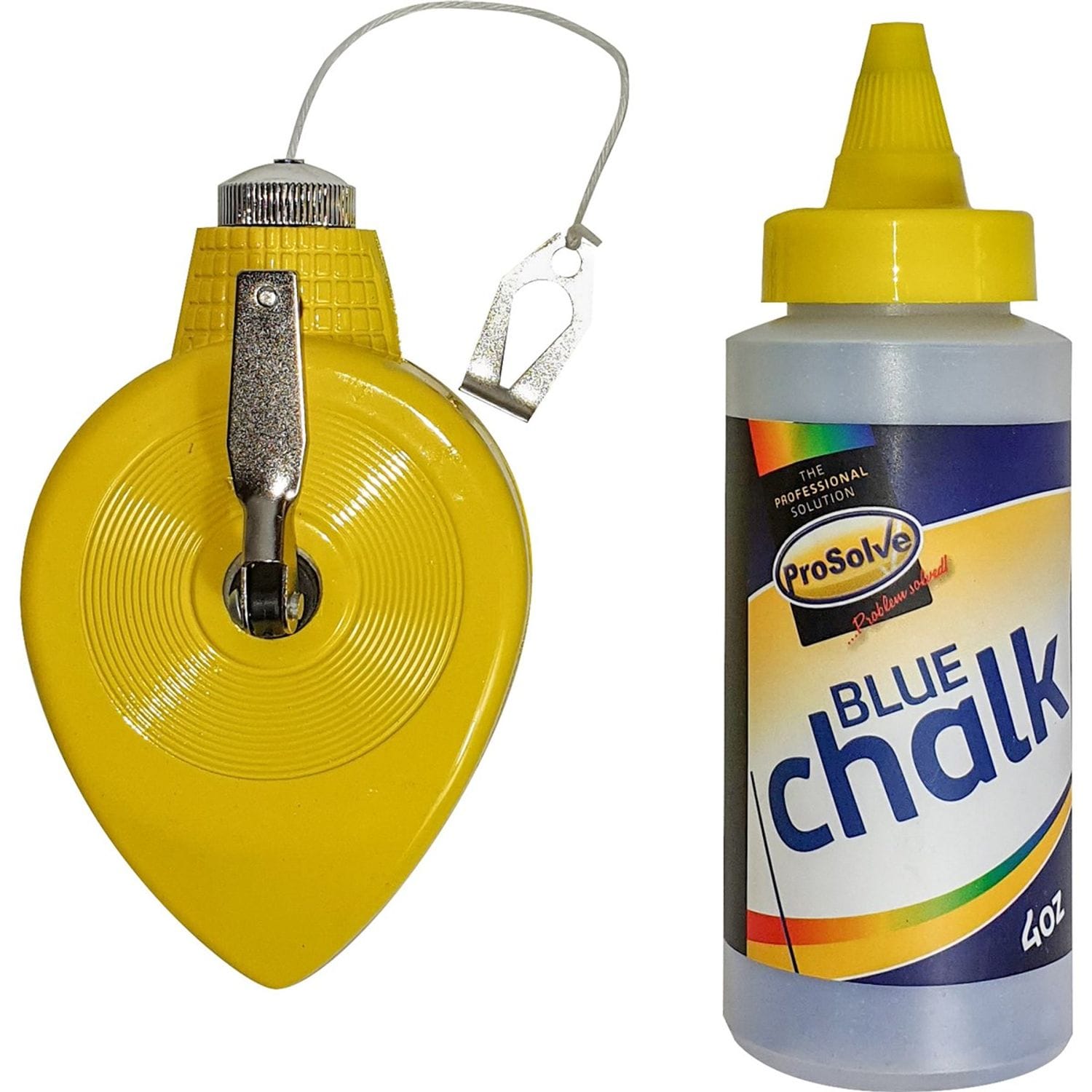ProSolve Alloy Chalk Line Reel With Chalk