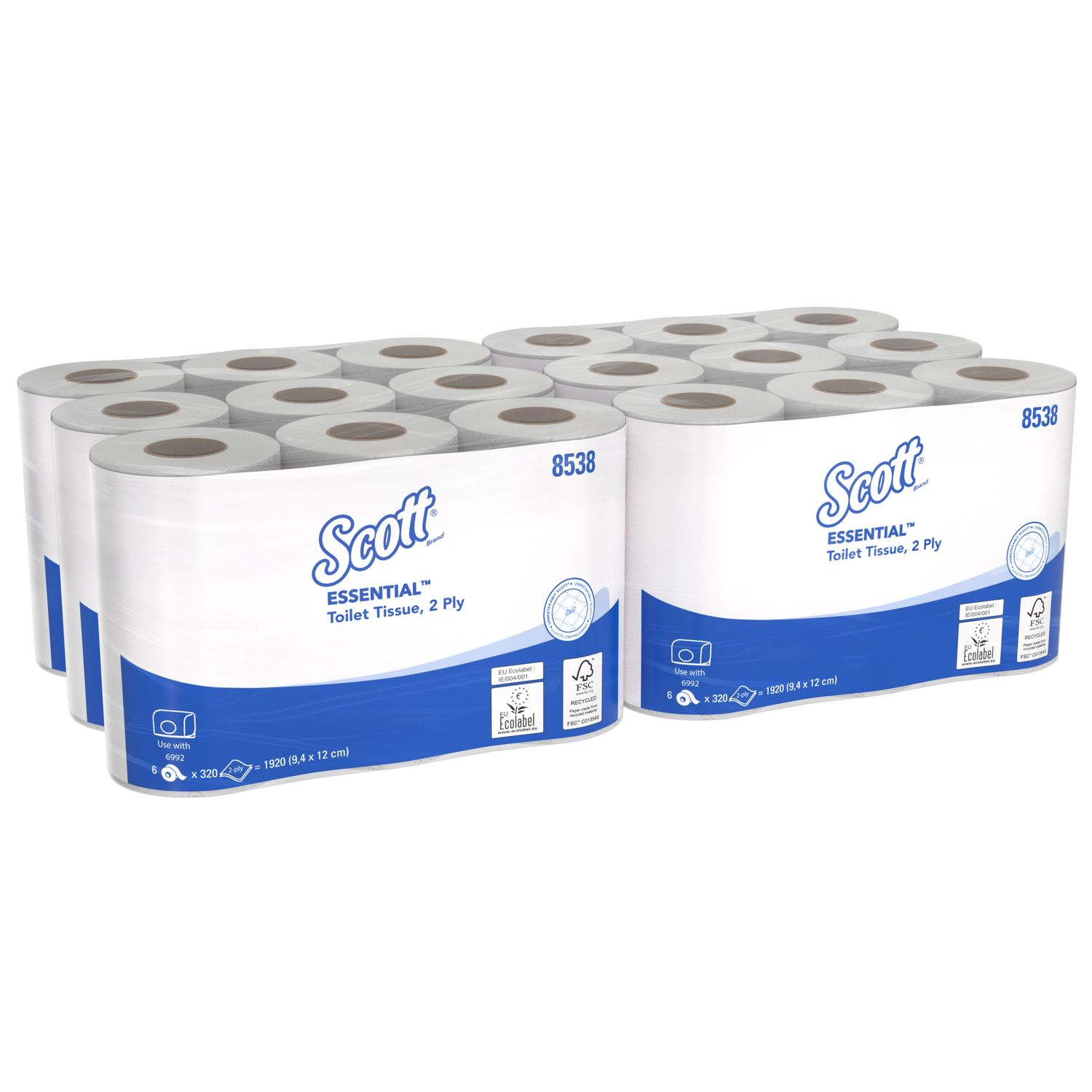 Scott Essential Standard Toilet Paper Roll - 36 Rolls - Picture 4 of 5