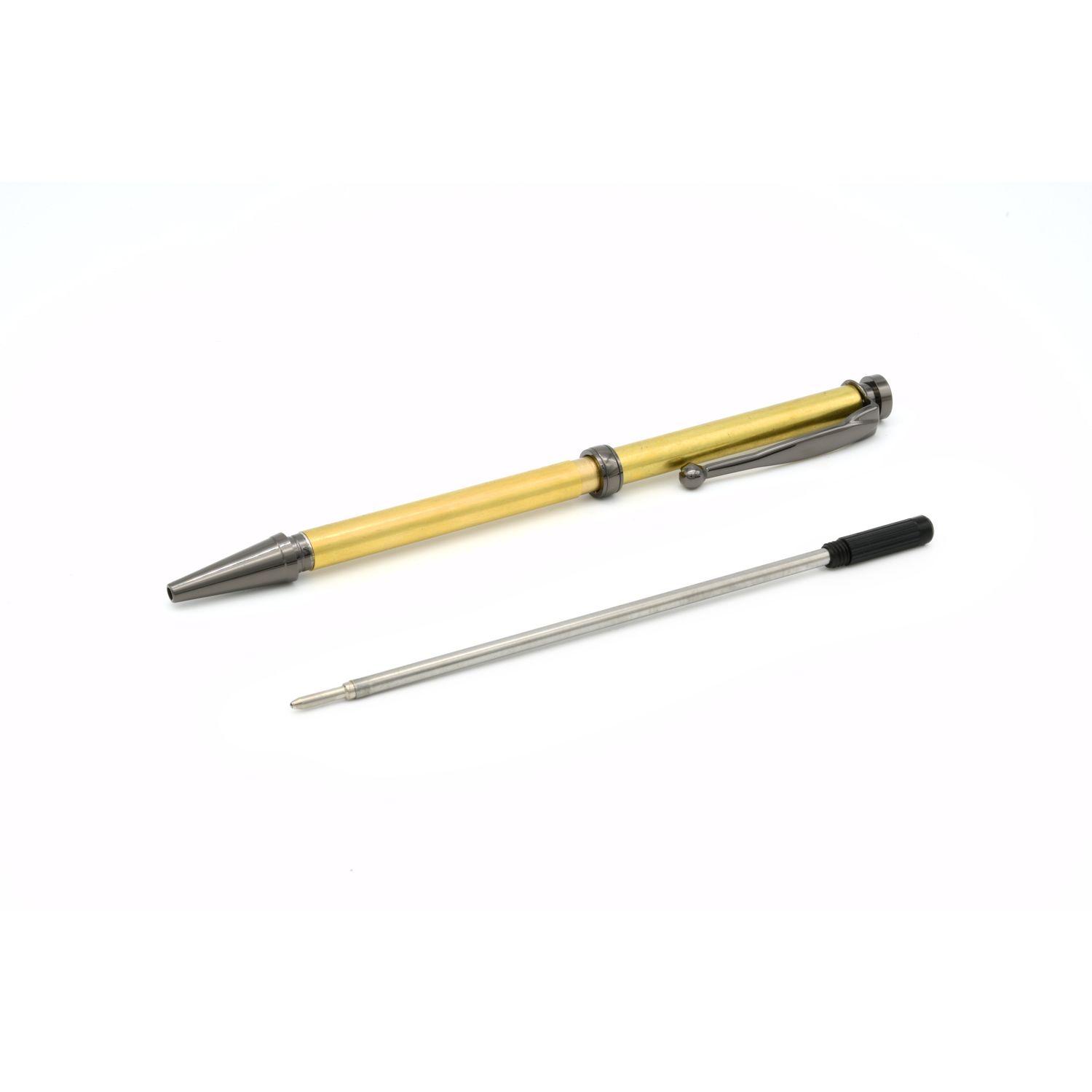 Planet - Rotur Rotur Std Mech Ball End Clip 7mm Pen Kit Gun Metal (1000 pack bul